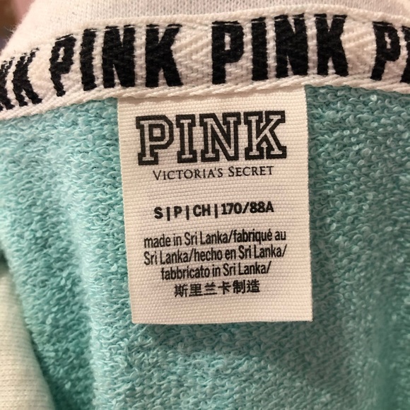 “Pink” Victoria Secret Quarter Zip - Picture 2 of 2
